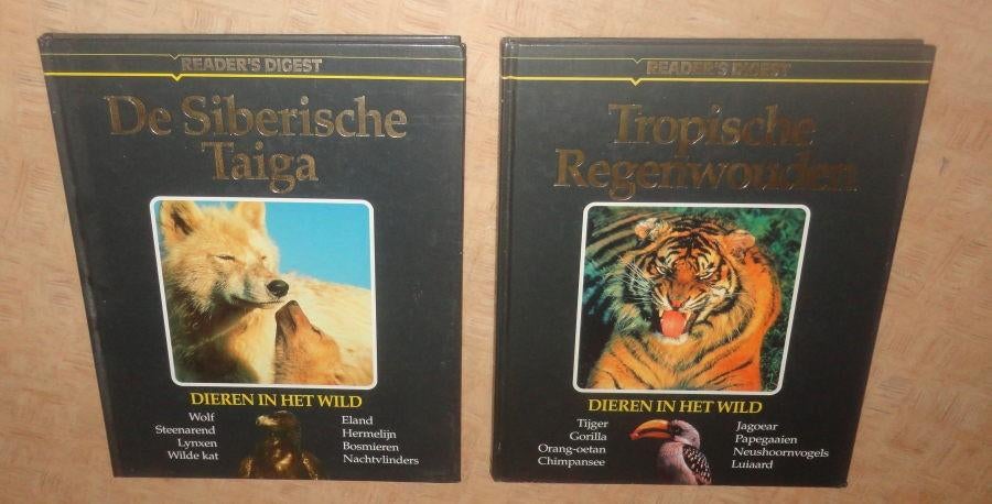 Dieren in het Wild (Reader's Digest) 2 boeken, Ophalen of Verzenden, Zo goed als nieuw, Overige diersoorten, Reader's Digest