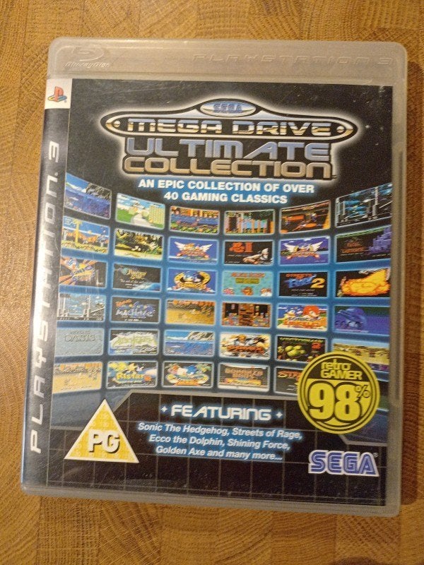 SEGA Mega Drive Ultimate Collection voor PS3, Avontuur en Actie, Verzenden, 2 spelers, Zo goed als nieuw