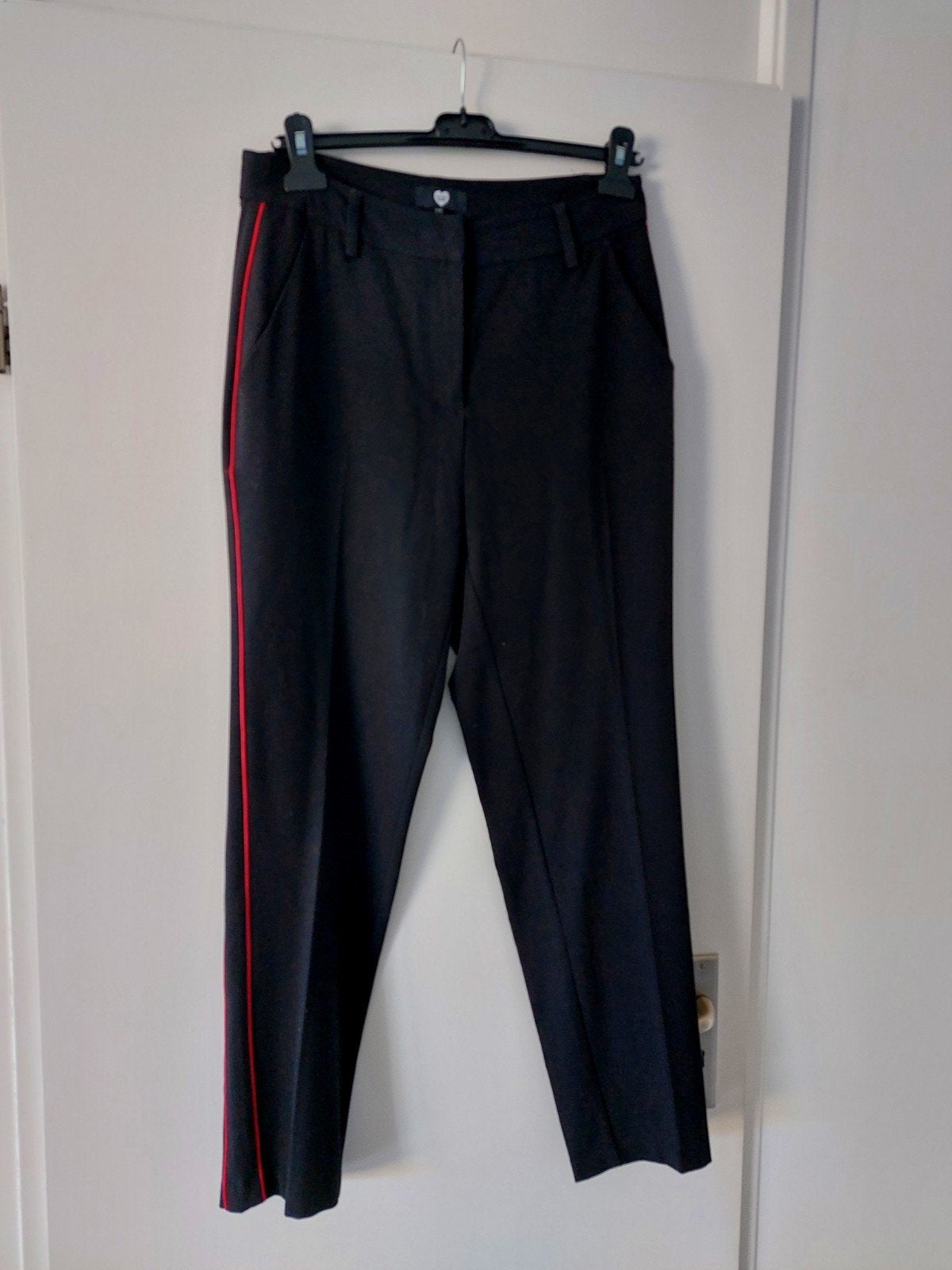 Catwalk Junkie broek met bies, Kleding | Dames, Zwart, Zo goed als nieuw, Catwalk Junkie, Lang