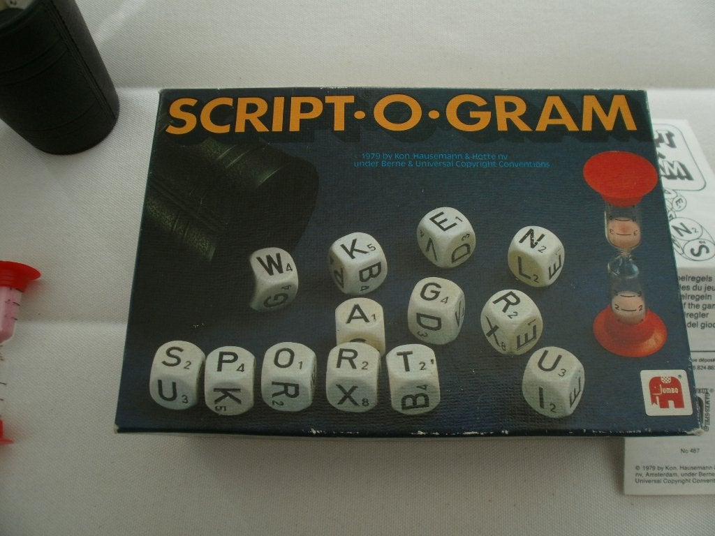 SCRIPT-O-GRAM SPEL NIEUW IN DOOS MERK JUMBO, Vijf spelers of meer, Ophalen of Verzenden, Nieuw