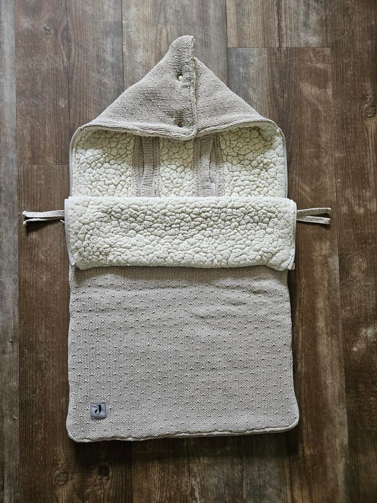 Jollein - voetenzak groep 0+ - nougat - knit, Ophalen, Zo goed als nieuw, Overige typen