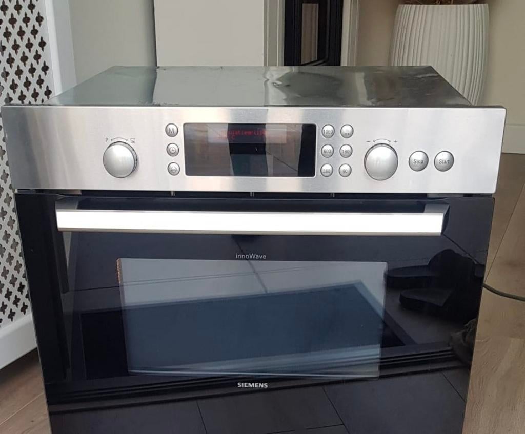 Bosch combi oven magnetron hetelucht grill, Witgoed en Apparatuur, Ovens, Ophalen, Zo goed als nieuw, Oven met grill, Inbouw