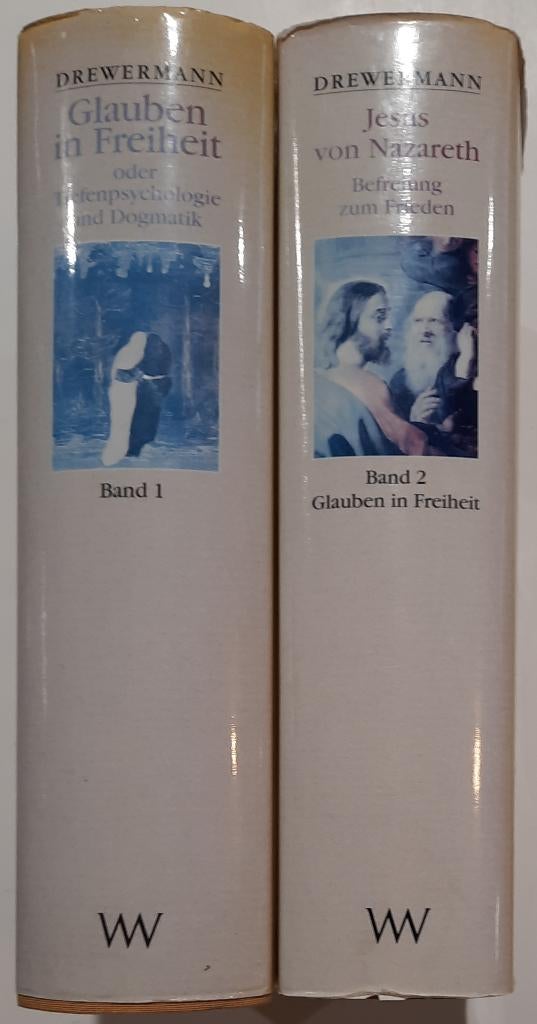 Eugen Drewermann - 2 theologische werken uit 1993 en 1997, Gelezen, Eugen Drewermann, Ophalen of Verzenden, Christendom | Katholiek