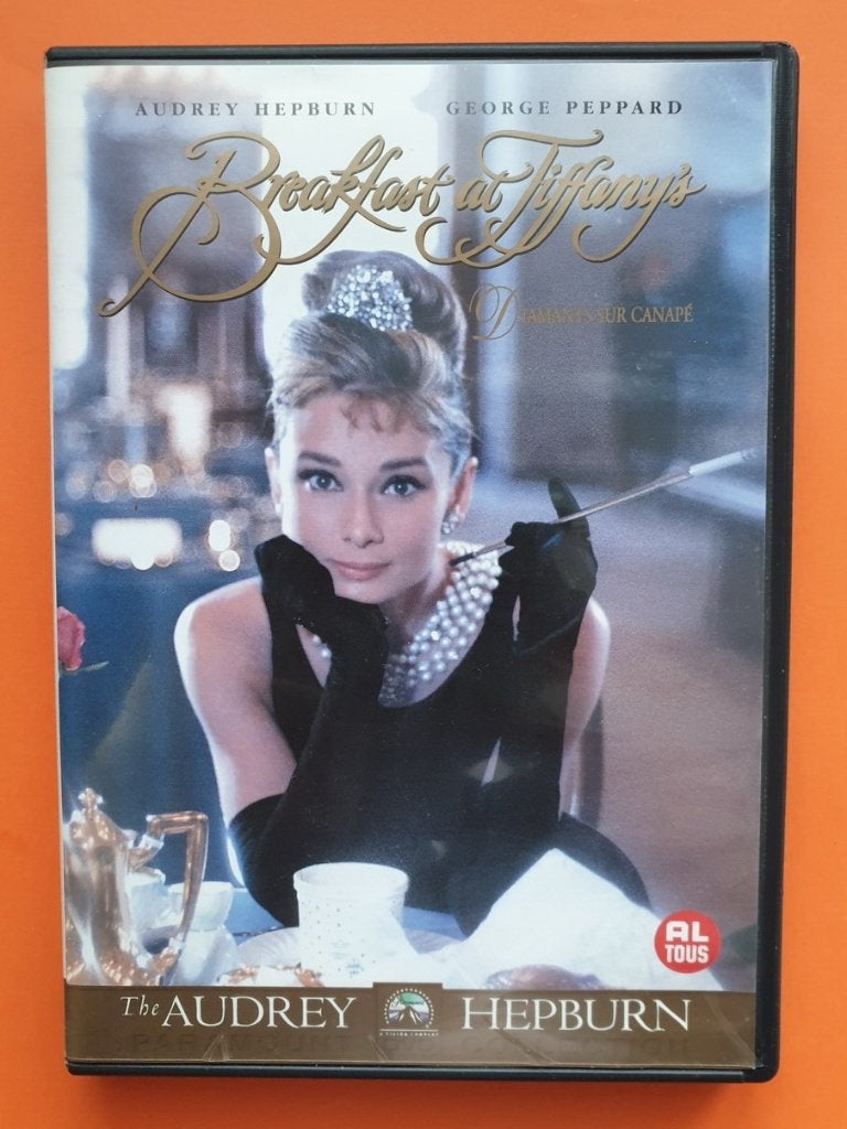 DVD "Breakfast at Tiffany's" Audrey Hepburn, Alle leeftijden, Nederlands, Ophalen of Verzenden, 1940 tot 1960