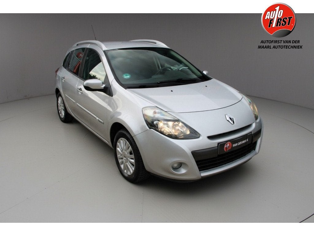 Renault Clio Estate 1.2-16V Collection (bj 2010), Auto's, Voorwielaandrijving, Euro 5, Gebruikt, Zwart