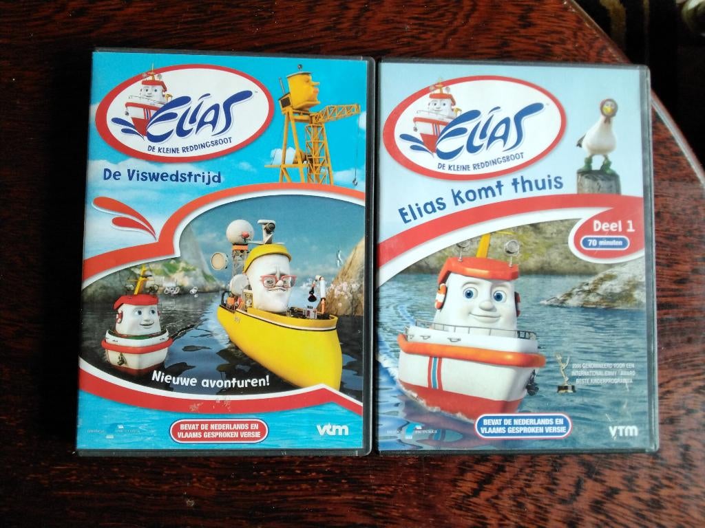 Elias de kleine reddingsboot 2 dvds, origineel, Avontuur, Alle leeftijden, Ophalen of Verzenden, Zo goed als nieuw