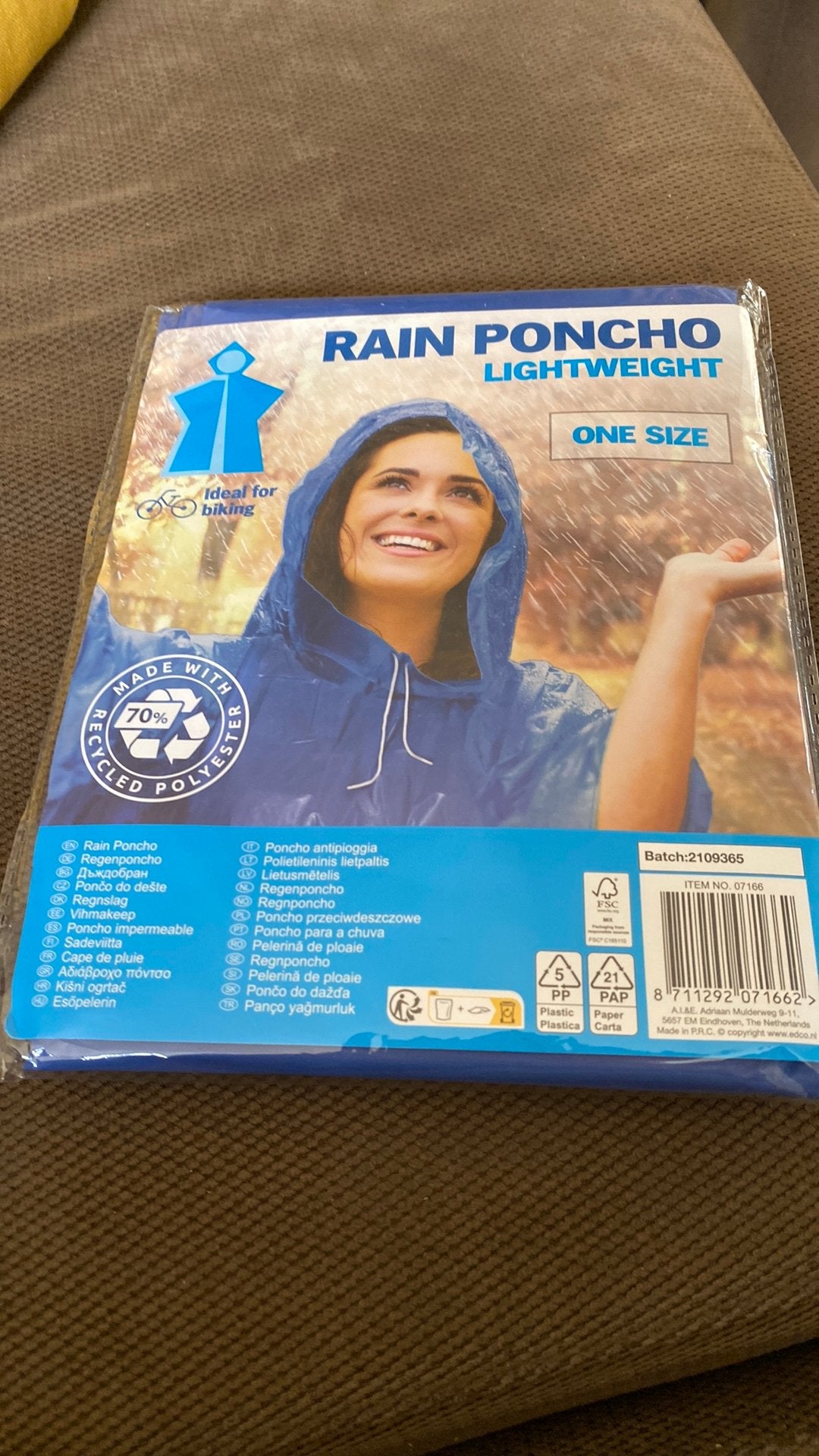 200 poncho’s, Ophalen, Nieuw