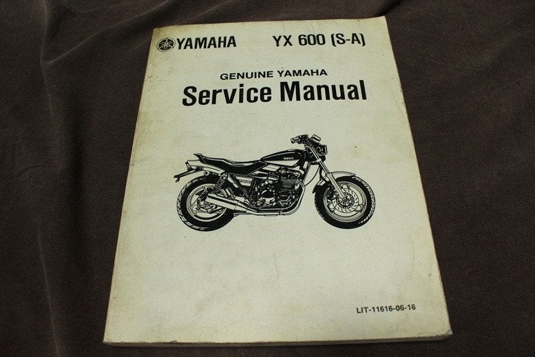 Yamaha YX600 S-A 1986 1987 motorcycle service manual Radian, Motoren, Ophalen of Verzenden, Yamaha
