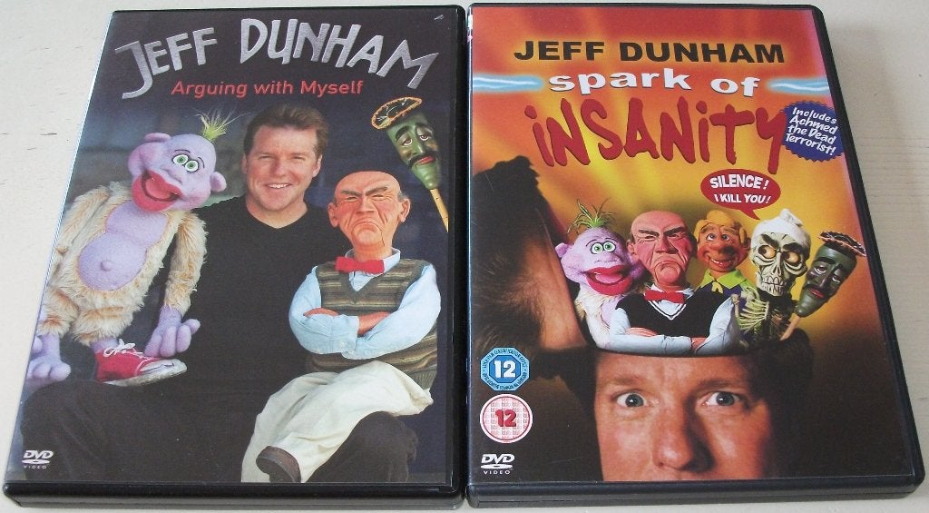 Dvd *** JEFF DUNHAM *** 2 stuks, Cd's en Dvd's, Alle leeftijden, Ophalen of Verzenden, Zo goed als nieuw, Overige genres