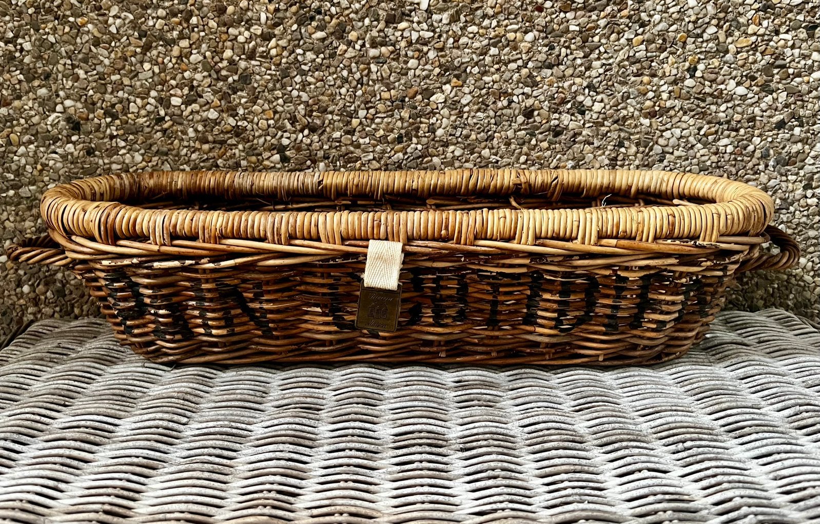 Broodmand Pain Pain Quotidien Rivièra Maison rustic rattan, Verzenden, Overige typen, Zo goed als nieuw, Riet