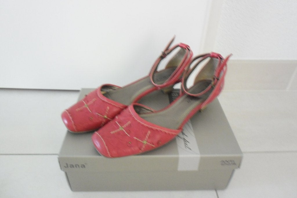 Sandalen, rode damesschoenen, maat 39, Marco Tozzi, Zo goed als nieuw, Rood, Sandalen of Muiltjes