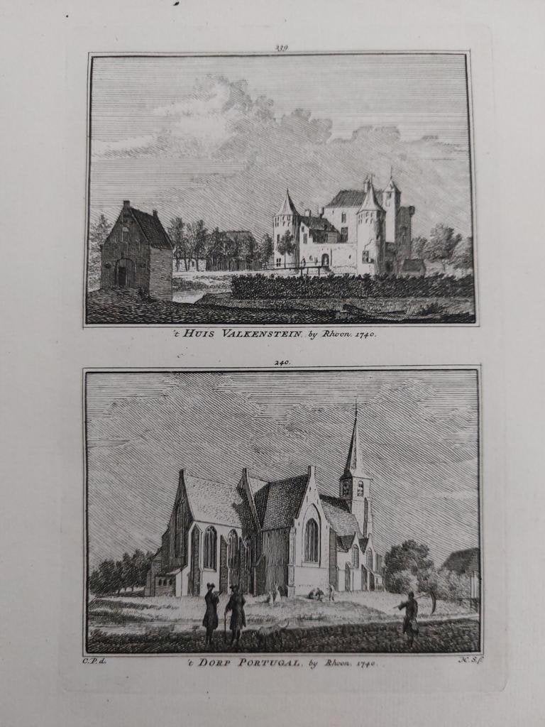 239-240 / Huis Valkenstein Rhoon & Dorp Portugal bij Rhoon, Ophalen of Verzenden