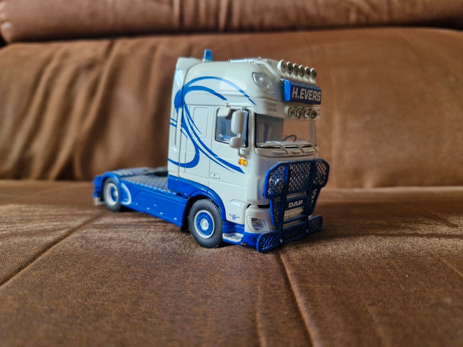 Tekno H. Evers 1/50 model vrachtwagen (zonder doos), Hobby en Vrije tijd, Modelauto's | 1:50, Ophalen of Verzenden, Gebruikt, Bus of Vrachtwagen