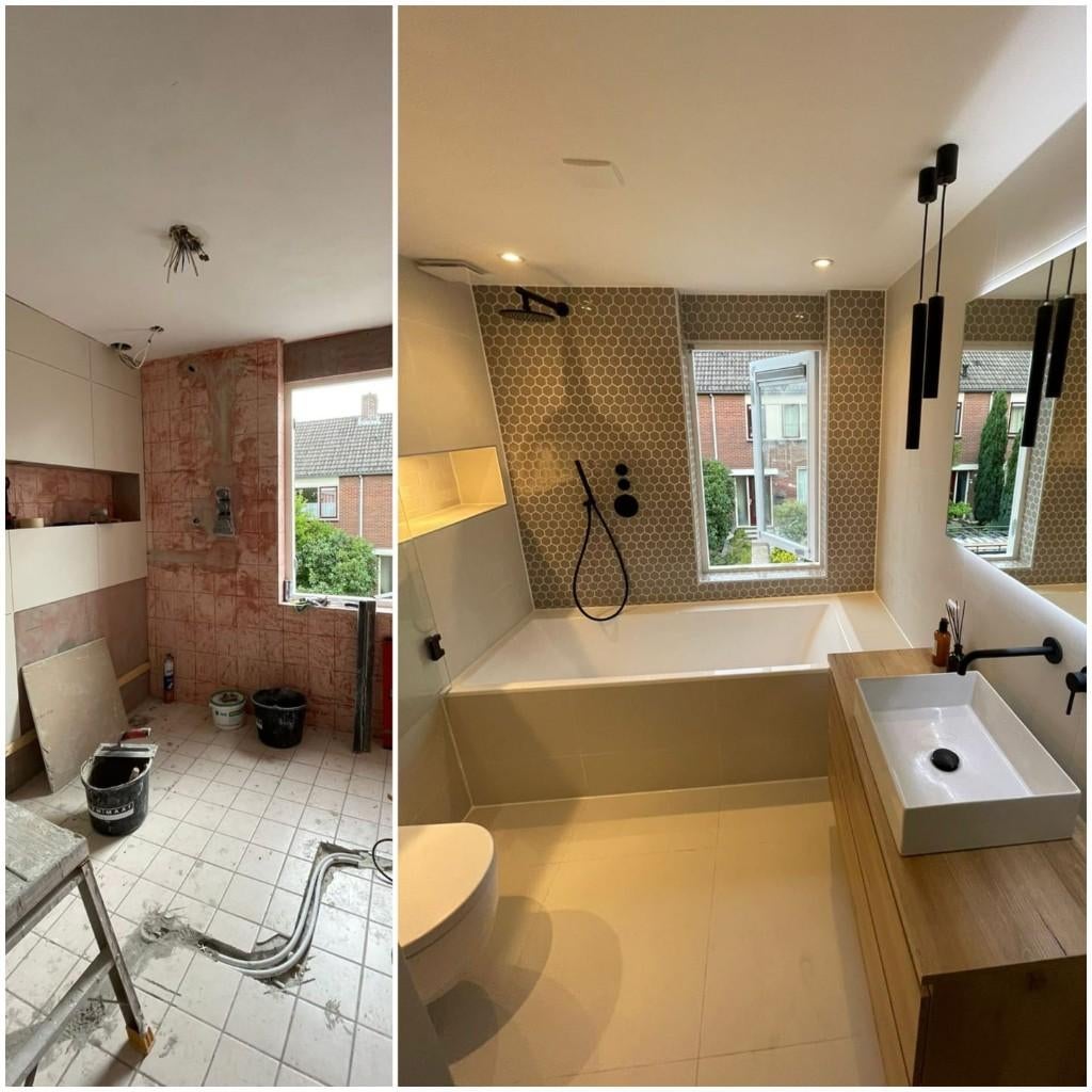Complete badkamer & toilet renovatie, Diensten en Vakmensen, Aannemers, Garantie, Verbouw of Aanbouw