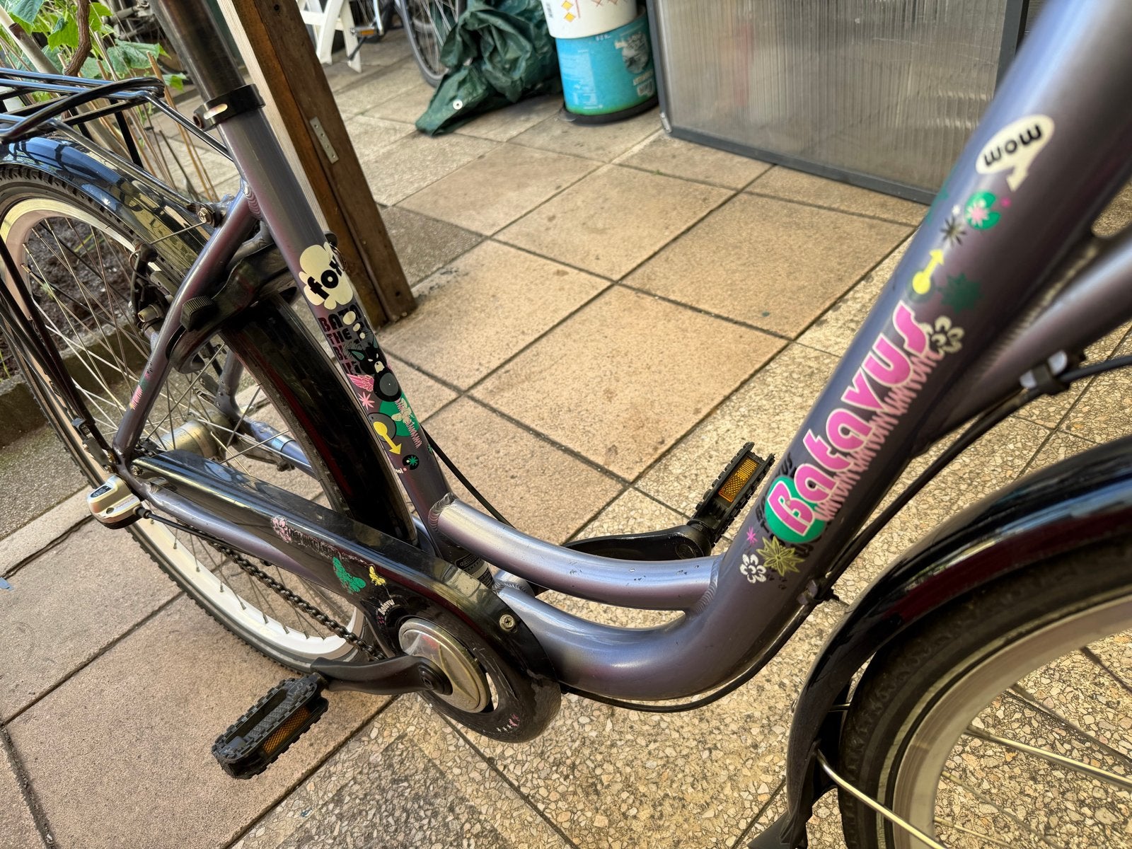 Batavus meisjesfiets 26 inch, 3 versnellingen, framemaat 44, Terugtraprem, Gebruikt, Versnellingen, Batavus
