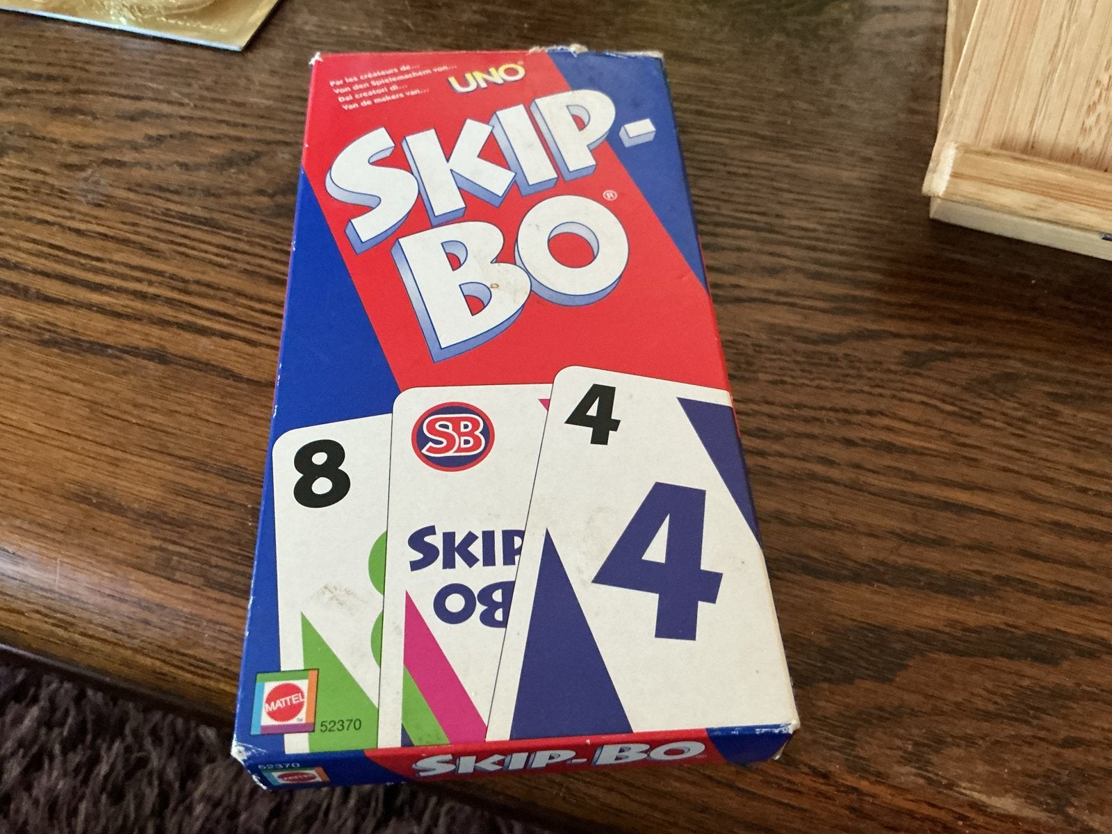 Skip-Bo kaartspel van Mattel, UNO, Hobby en Vrije tijd, Gezelschapsspellen | Kaartspellen, Een of twee spelers, Ophalen of Verzenden