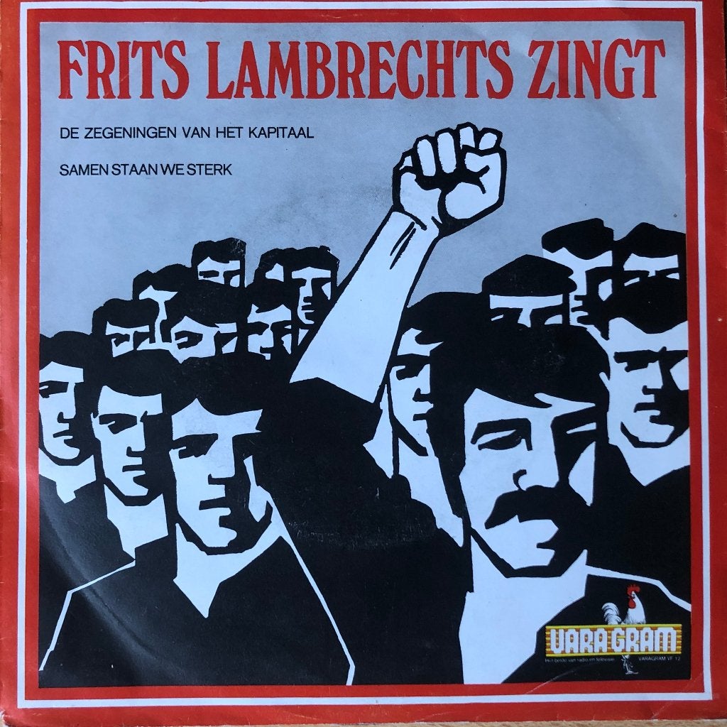 1975	Frits Lambrechts Zingt: Samen Zijn Wij Sterk, Fotohoes, 7 inch, Ophalen of Verzenden, Zo goed als nieuw