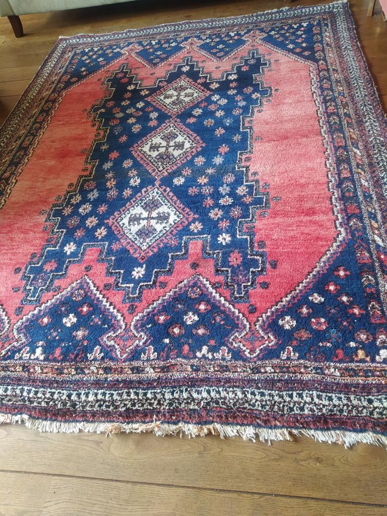 Mooi Perzische tapijt/ vloerkleed, 200 cm of meer, Ophalen of Verzenden, Zo goed als nieuw, 200 cm of meer