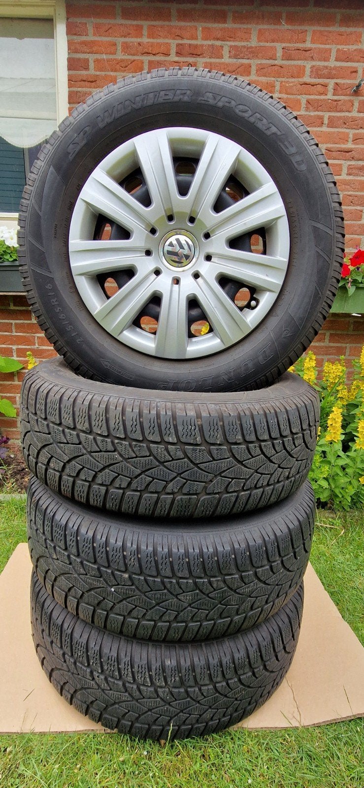 Winterbanden, velgen,wieldoppen, Auto-onderdelen, Banden en Velgen, 215 mm, 16 inch, Banden en Velgen, Winterbanden