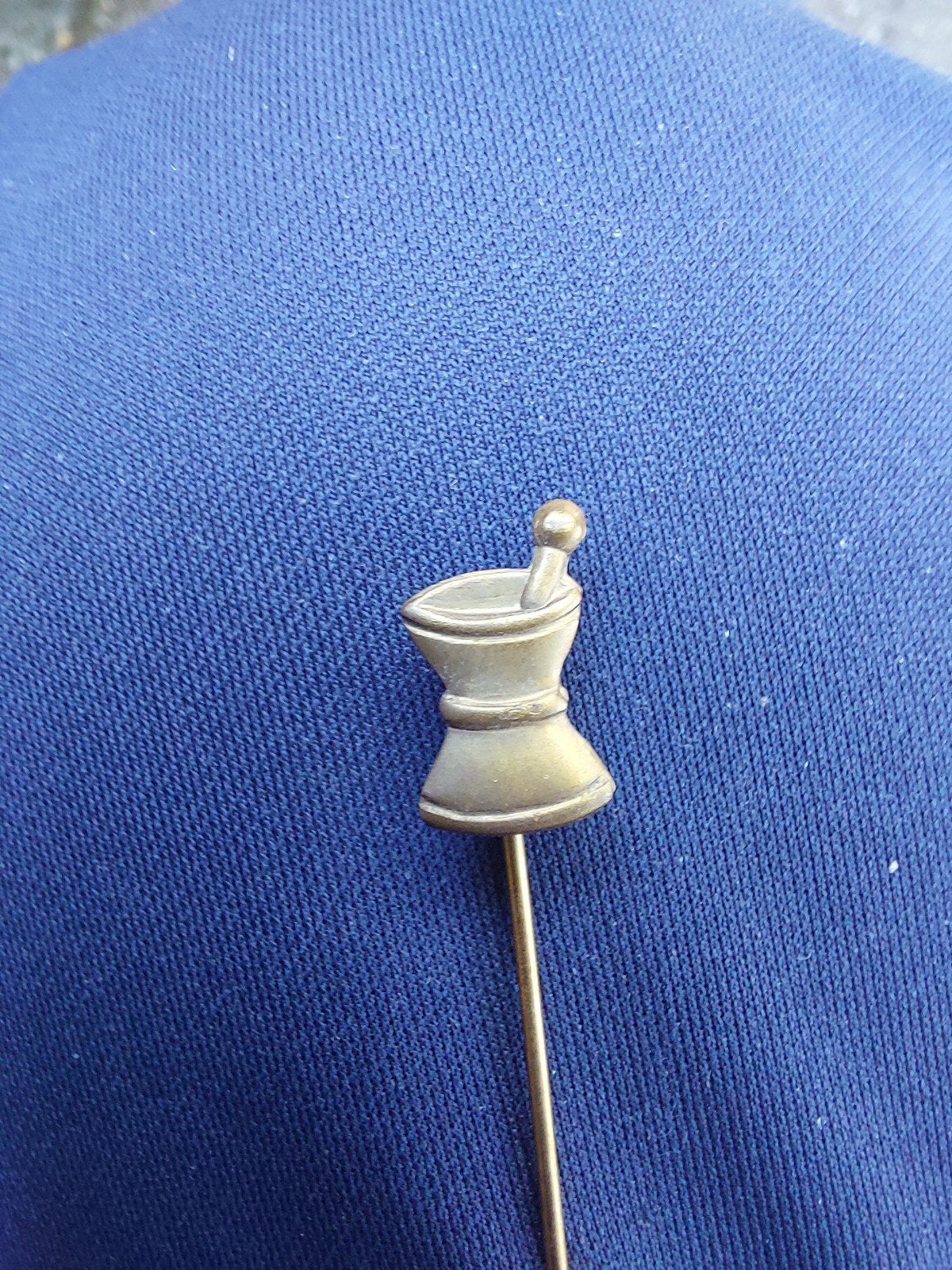 Vintage Apothekersspeldje - Caduceus en Vijzel, Verzenden