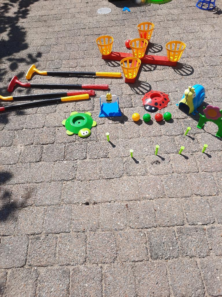 divers buitenspeelgoed 3+, Kinderen en Baby's, Speelgoed | Buiten | Los speelgoed, Ophalen of Verzenden, Gebruikt