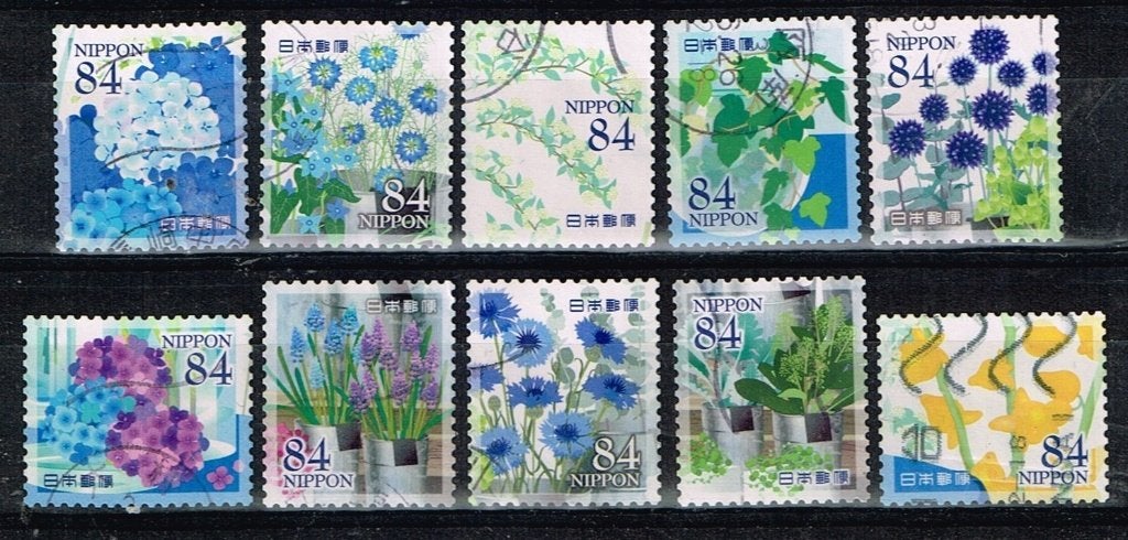 Postzegels uit Japan - K 5541 - bloemen, Verzenden, Gestempeld, Oost-Azië