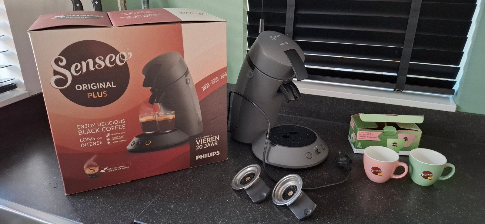 Philips Senseo Original Plus Koffiezetapparaat - Grijs, Ophalen, Koffiepads en cups, Koffiemachine, Zo goed als nieuw
