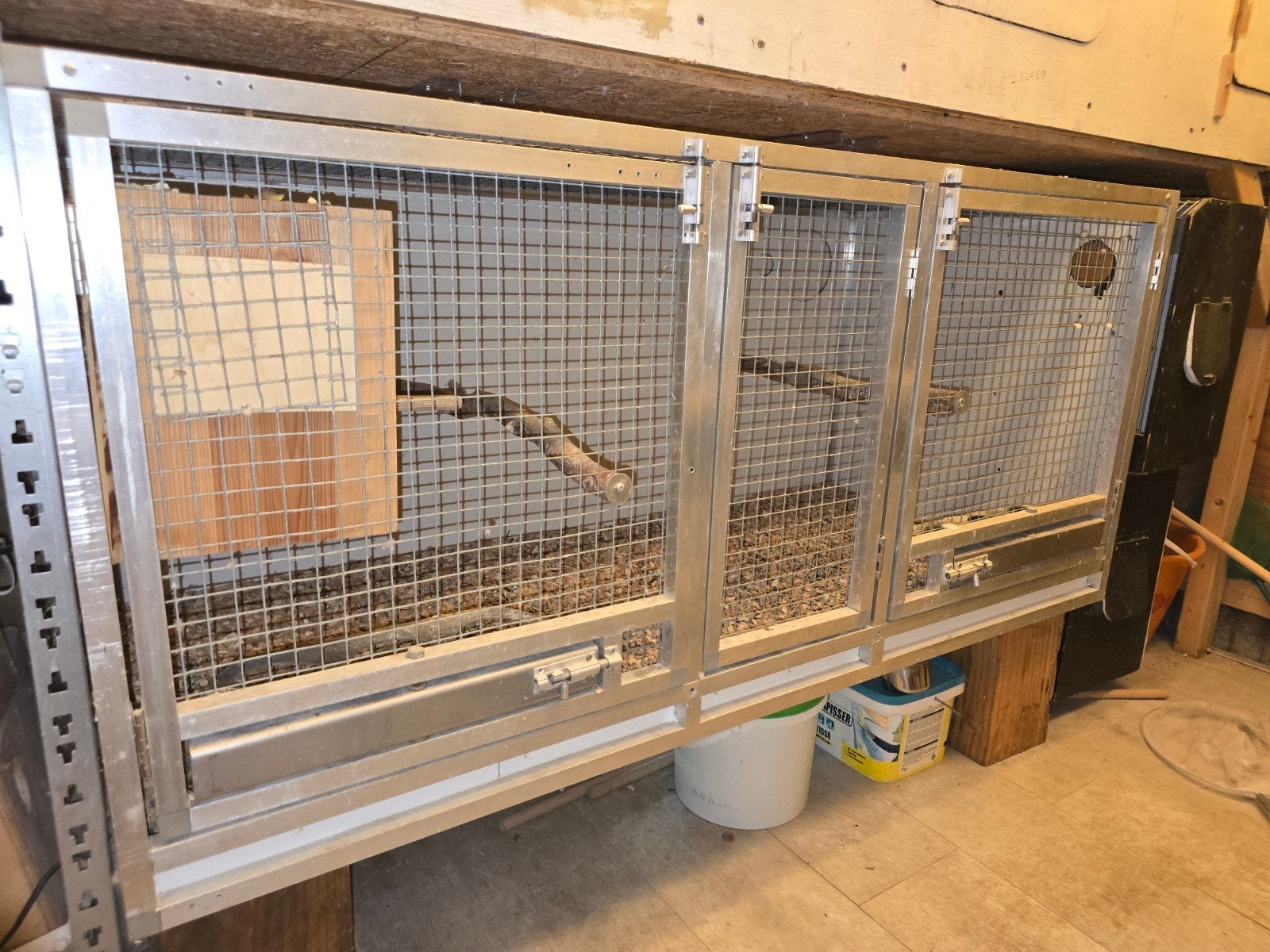 Kweekkooi broedkooi draaiplateau 130*60*60cm, Ophalen, Gebruikt, Aluminium, Broedkooi of Kweekkooi