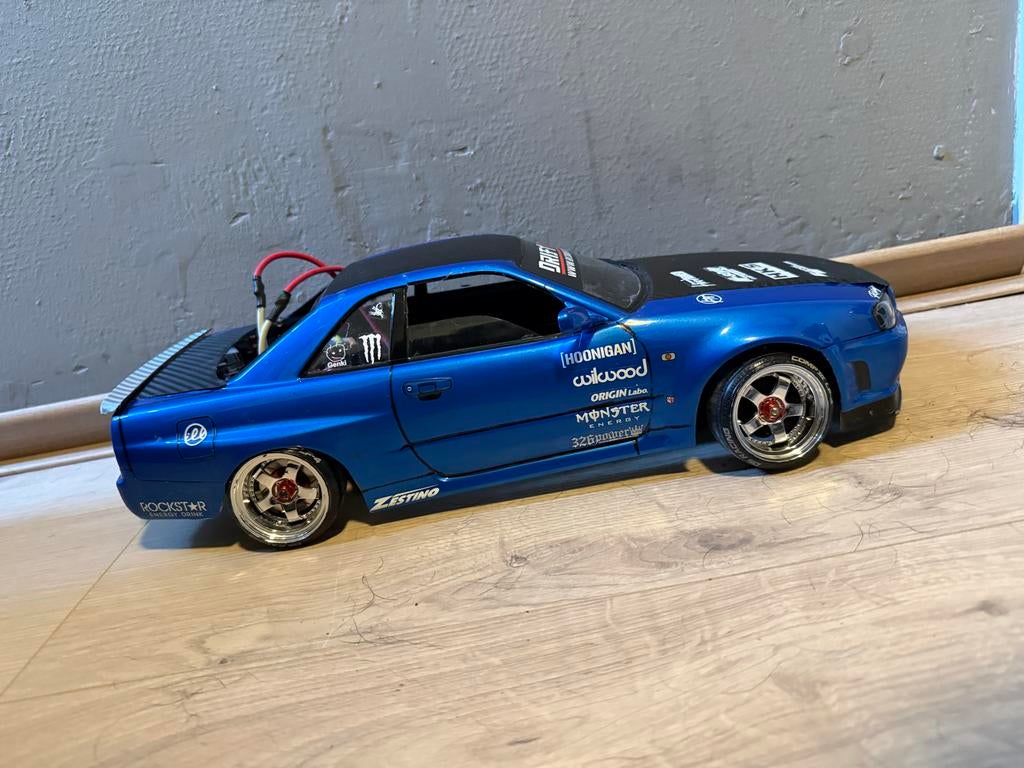 Yokomo YD2 E Drift Chassis met Complete Set & Extra's, Hobby en Vrije tijd, Elektro, Gebruikt, Ophalen of Verzenden, Schaal 1:10