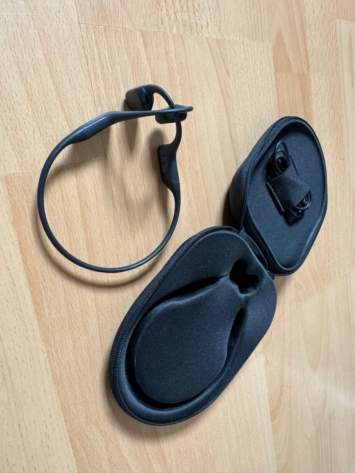 Shokz OpenRun Pro Bone Conduction Koptelefoon Zwart, Bluetooth, Bone conduction, Ophalen of Verzenden, Zo goed als nieuw
