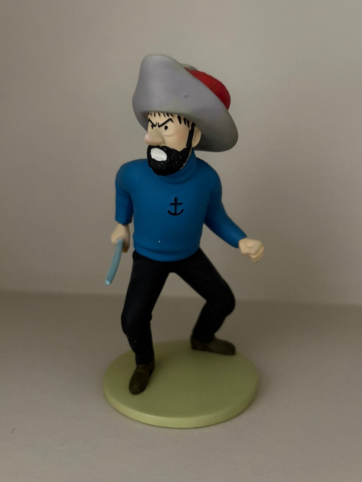 Kuifje/Tintin beeld Haddock Hadoque Moulinsart, Ophalen of Verzenden, Kuifje, Zo goed als nieuw, Beeldje of Figuurtje