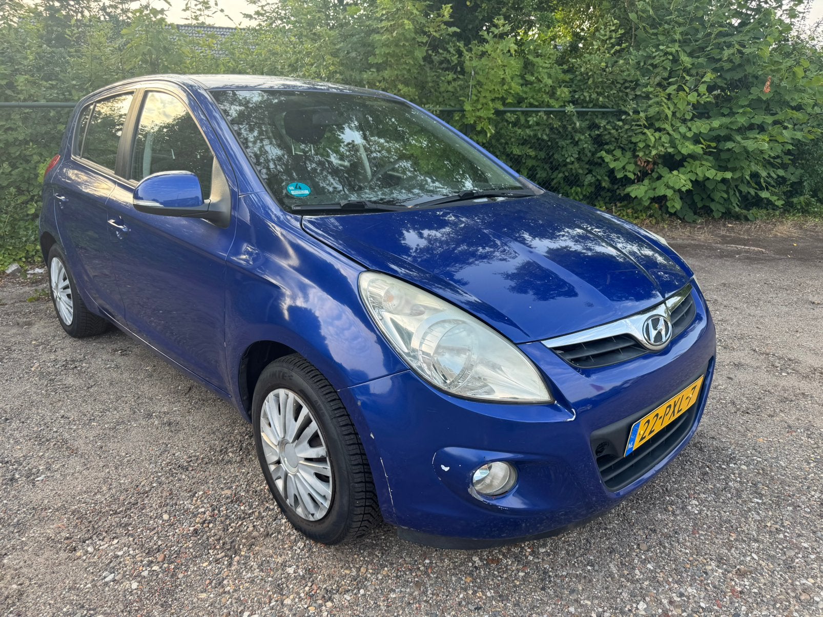 Hyundai i20 1.2 5-DRS 2011 AIrco Export, Auto's, 450 kg, 31 €/maand, 4 cilinders, Blauw