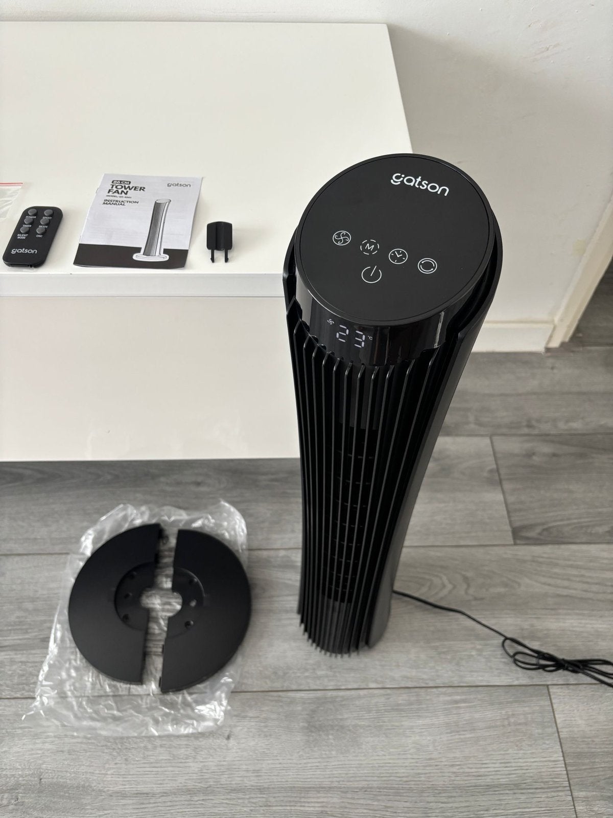 Gatson Torenventilator86cmStil+Afstandsbedienin waaier Nieuw, Witgoed en Apparatuur, Ventilatoren, Ophalen, Ventilator met afstandsbediening