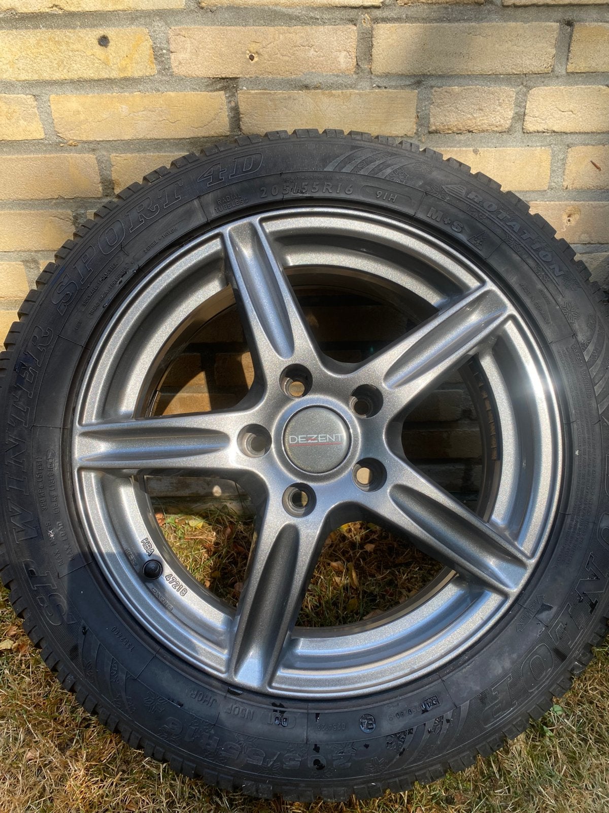 Z.g.a.n. velgen met winterbanden 5x112, Ophalen