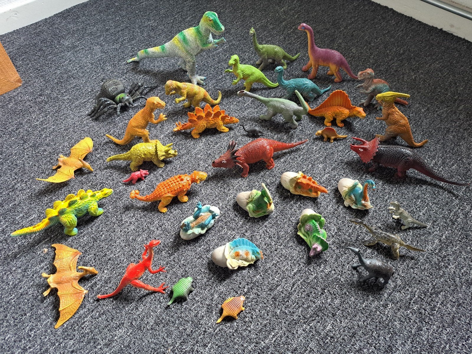 Grote verzameling dinosaurus speelgoedfiguren, Ophalen of Verzenden, Gebruikt