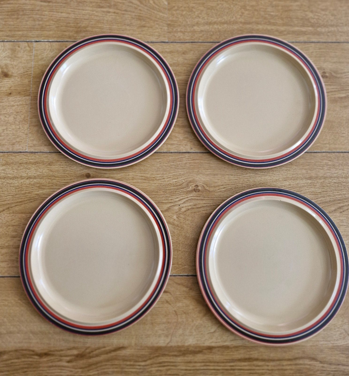 Set van 4 Rosti Mepal melamine borden, design Koen de Winter, Ophalen of Verzenden
