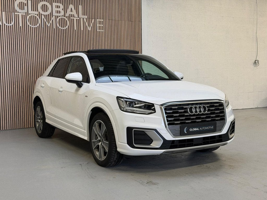 Audi Q2 35 TFSI CoD S LINE - SCHUIFDAK, Auto's, Audi, 4 cilinders, 150 pk, Leder en Stof, Wit