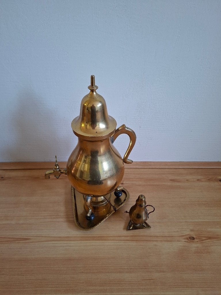 antieke koperen koffie kan, Antiek en Kunst, Antiek | Koper en Brons, Ophalen of Verzenden, Koper