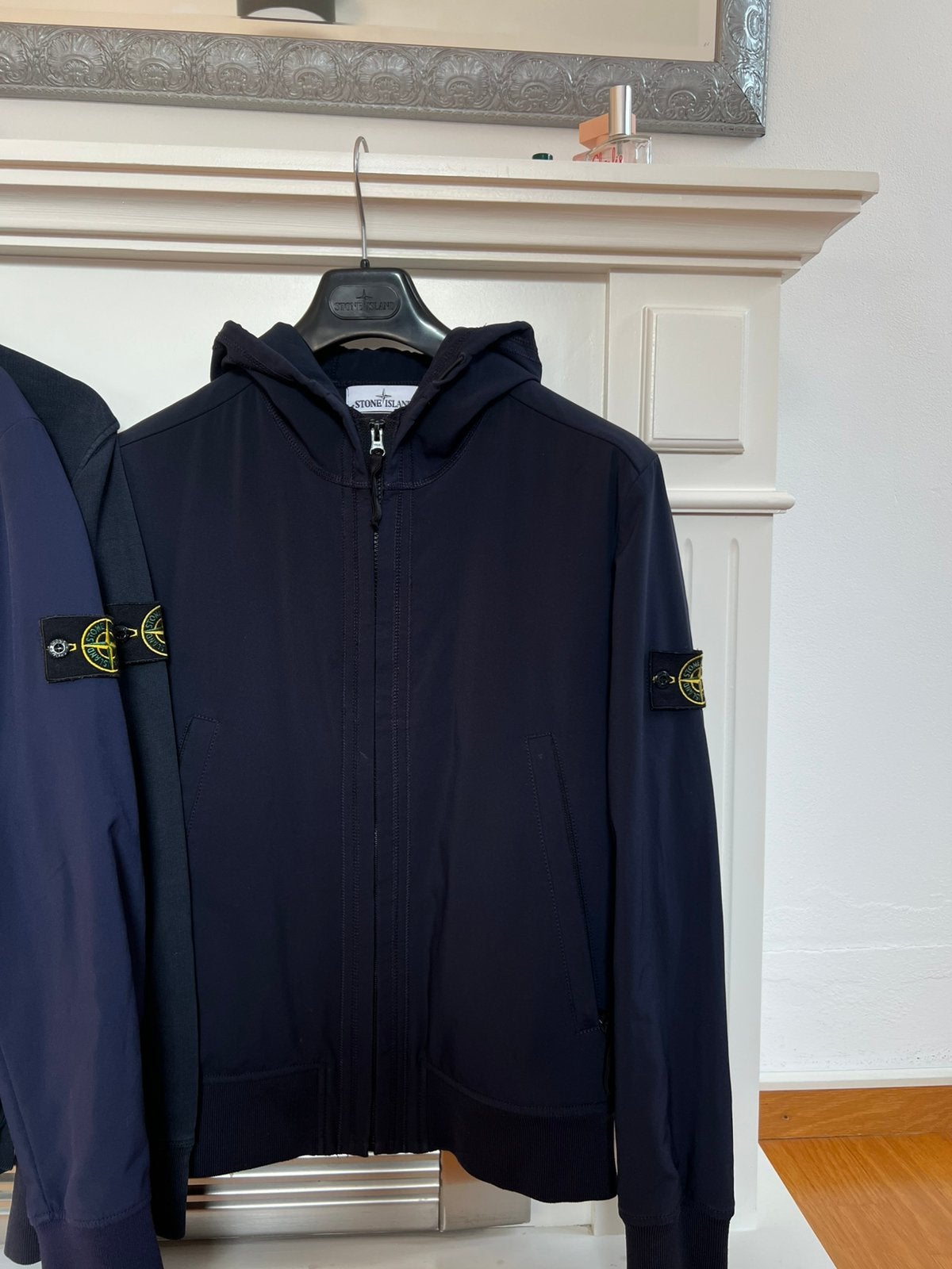Stone Island | Light Soft Shell-R | Dark Purple | Size L, Kleding | Heren, Ophalen of Verzenden, Zo goed als nieuw, Maat 52/54 (L)