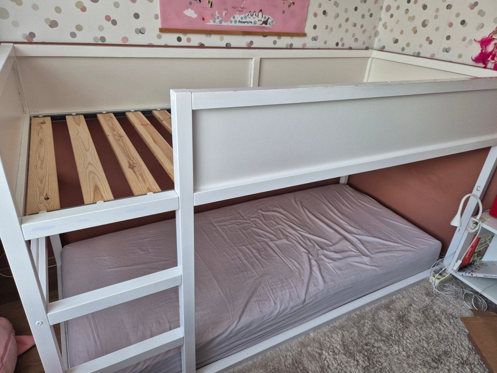 IKEA Kura omkeerbaar bed met bedhemel, Ophalen, Gebruikt, Eenpersoons, 90 cm