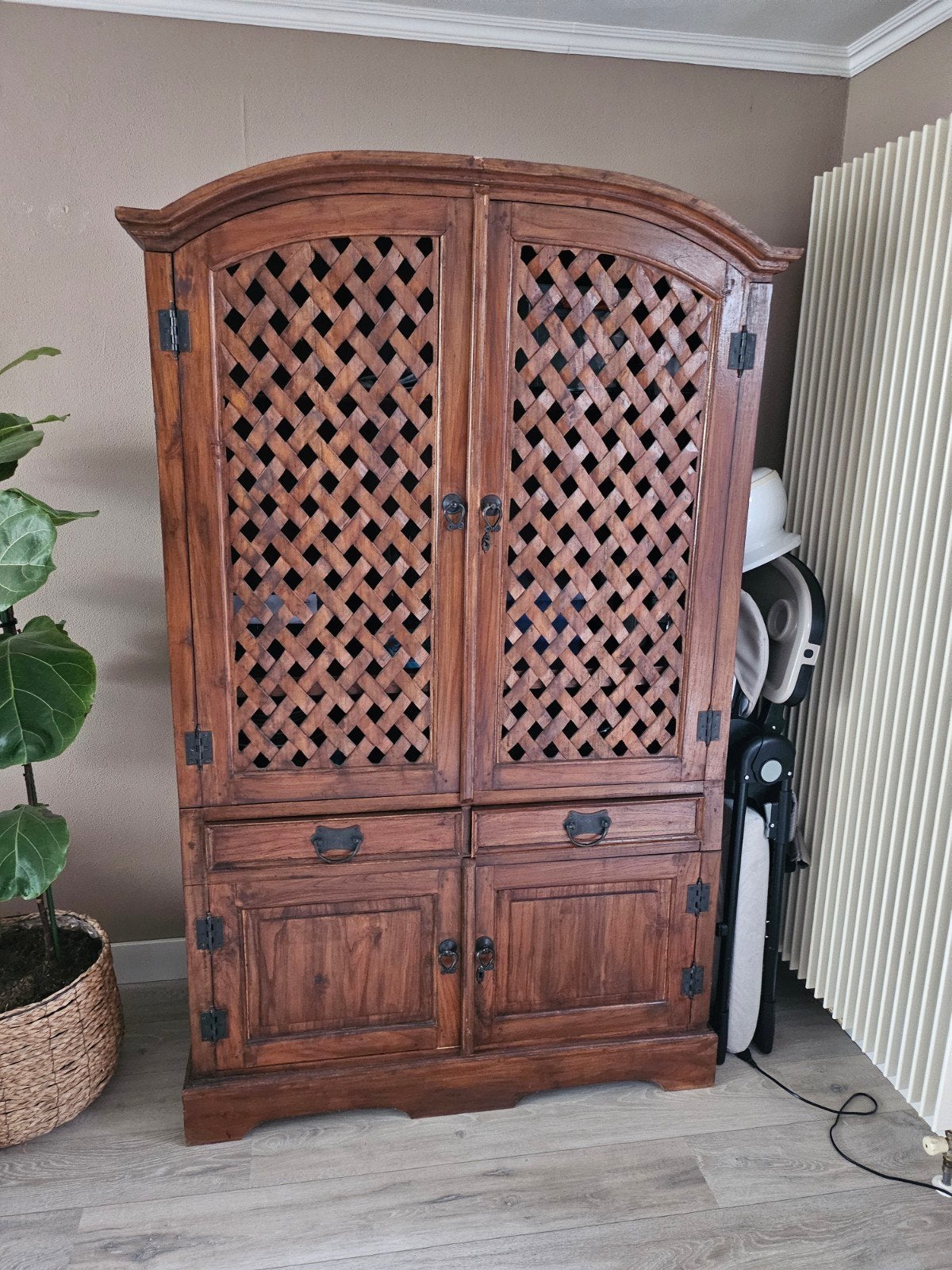 mooie kast, Ophalen, Gebruikt, 200 cm of meer, Teakhout
