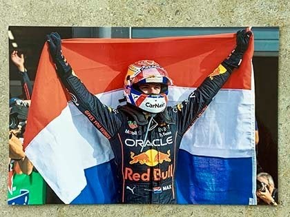 Org kleurenfoto Max Verstappen Zandvoort F-1 04-09-2022, Verzenden, Nieuw, Formule 1