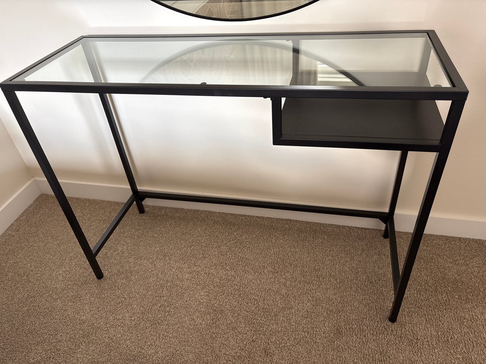 IKEA Vittsjö tafel, Ophalen, Gebruikt, Minder dan 50 cm, Glas