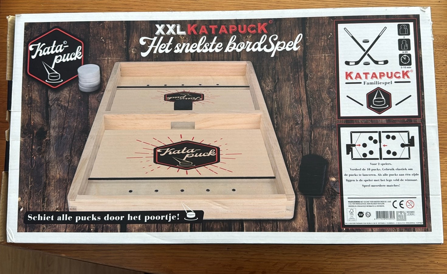 Katapuck XXL, Familiespel, 2 person, Ophalen, Zo goed als nieuw, Jongen of Meisje