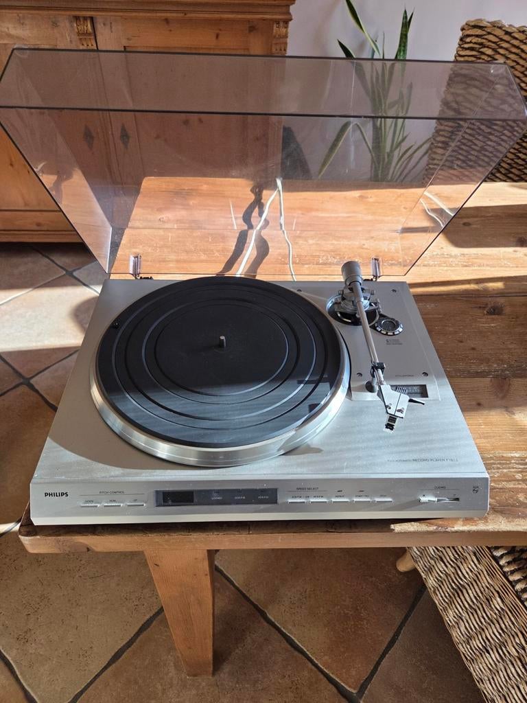 Philips F7813 Platenspeler met GP412 MK3 Element, Philips, Gebruikt, Automatisch, Ophalen of Verzenden