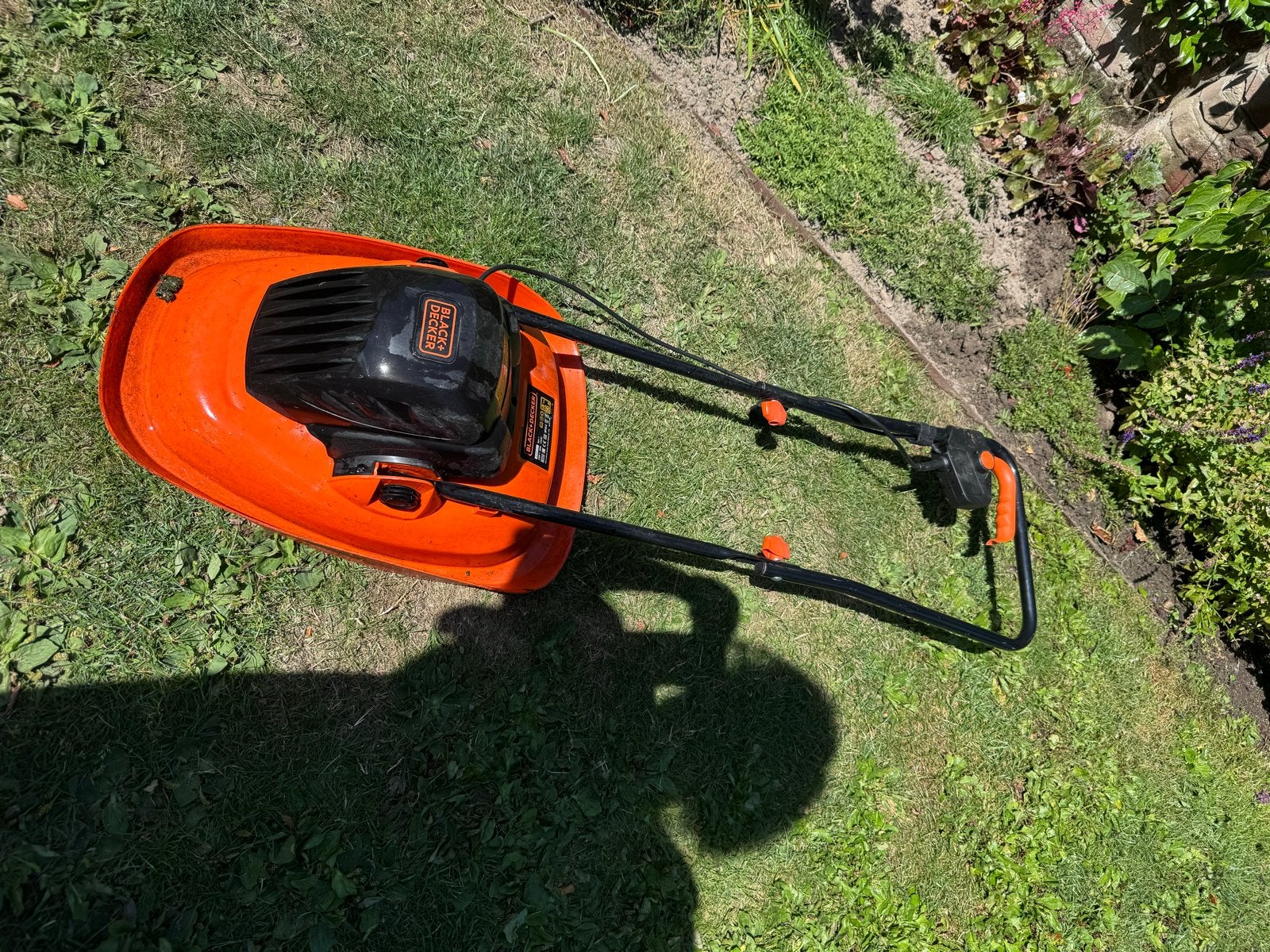 Black+Decker elektrische  zweefmaaier, Ophalen, Cirkelmaaier, Gebruikt, Elektrische grasmaaier