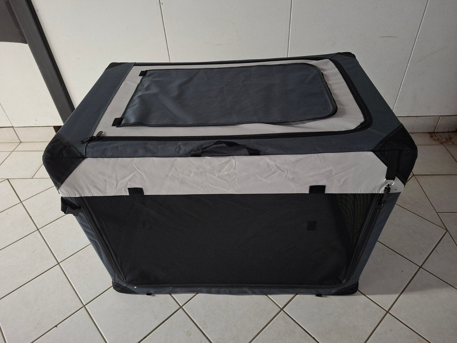 Bench / reisbench 91x63x63 cm, Dieren en Toebehoren, Hondenbenches, Ophalen, Zo goed als nieuw