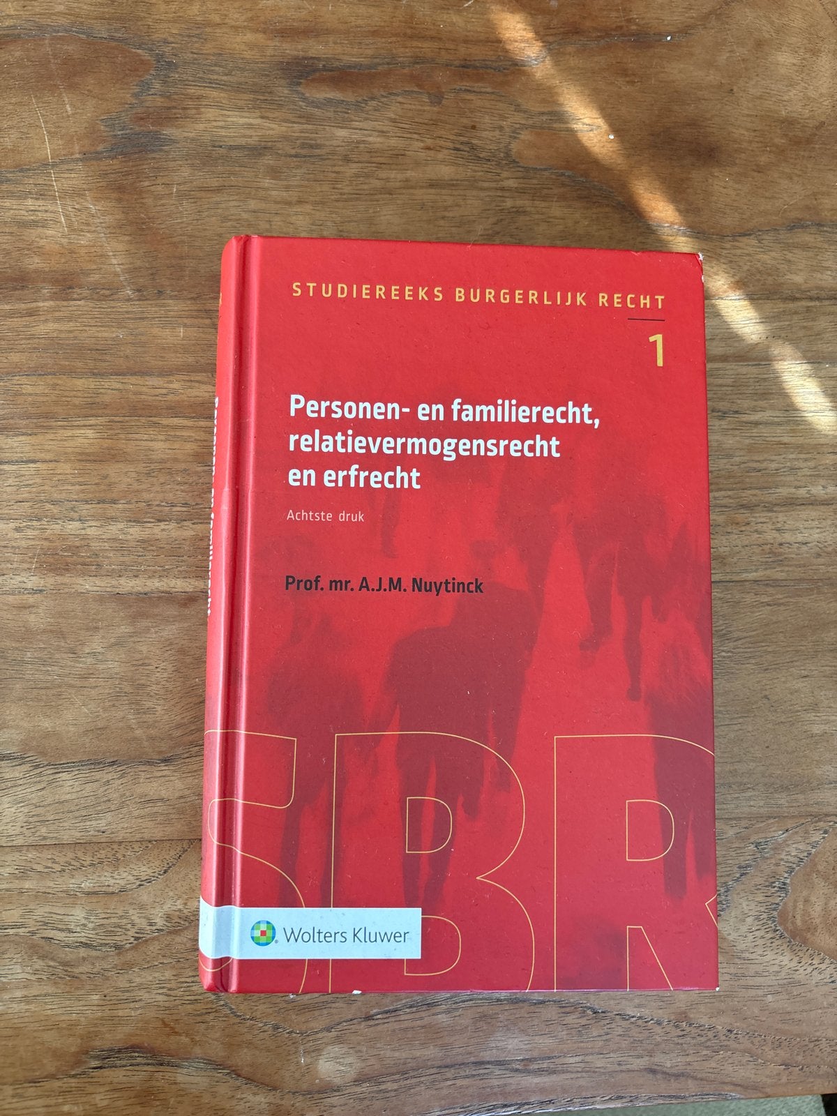 Personen- en familierecht, relatievermogensrecht en erfrecht, Ophalen of Verzenden, Gamma, Zo goed als nieuw, WO