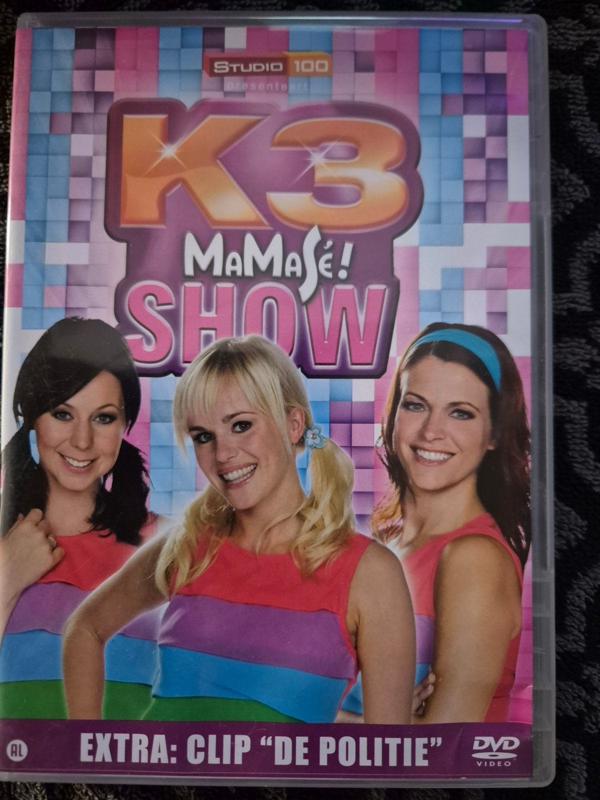 K3 MamaSé! Show DVD - Studio 100, Cd's en Dvd's, Dvd's | Kinderen en Jeugd, Zo goed als nieuw, Komedie, Alle leeftijden, Ophalen of Verzenden