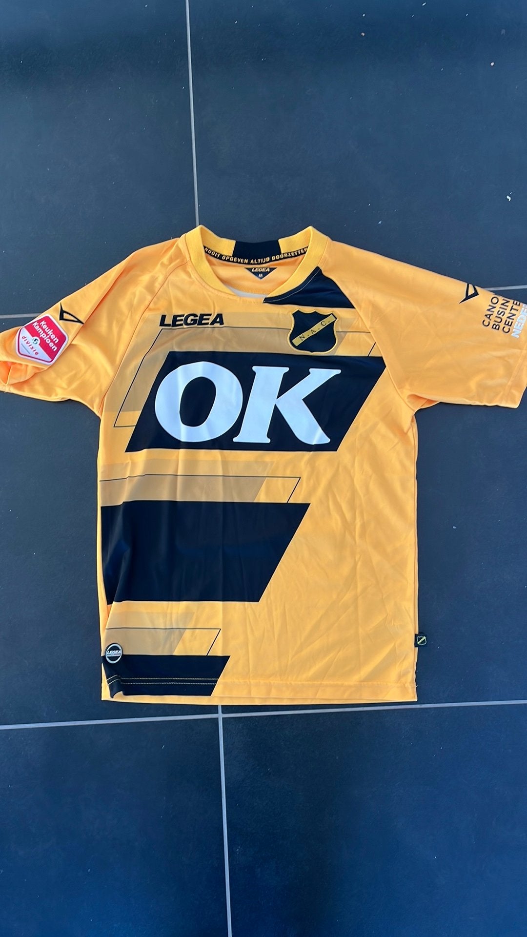 Nac breda matchworn shirt mashart, Verzamelen, Ophalen of Verzenden, Zo goed als nieuw, NAC Breda, Shirt